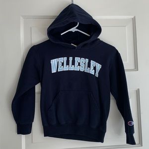 Champion navy blue Wellesley hoodie